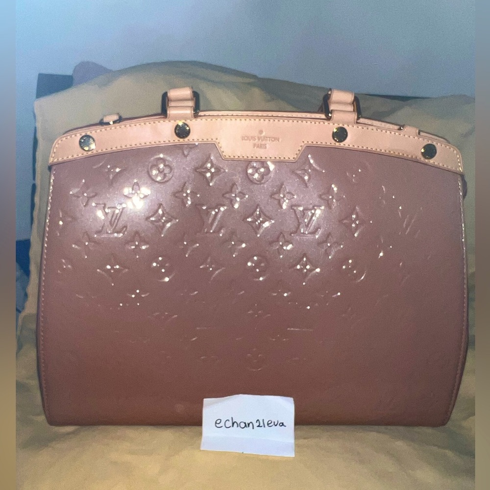 Louis Vuitton Vernis Brea GM  Rose Velours(Like NEW!!)